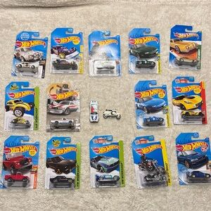 Lot of 16 cars, as shown